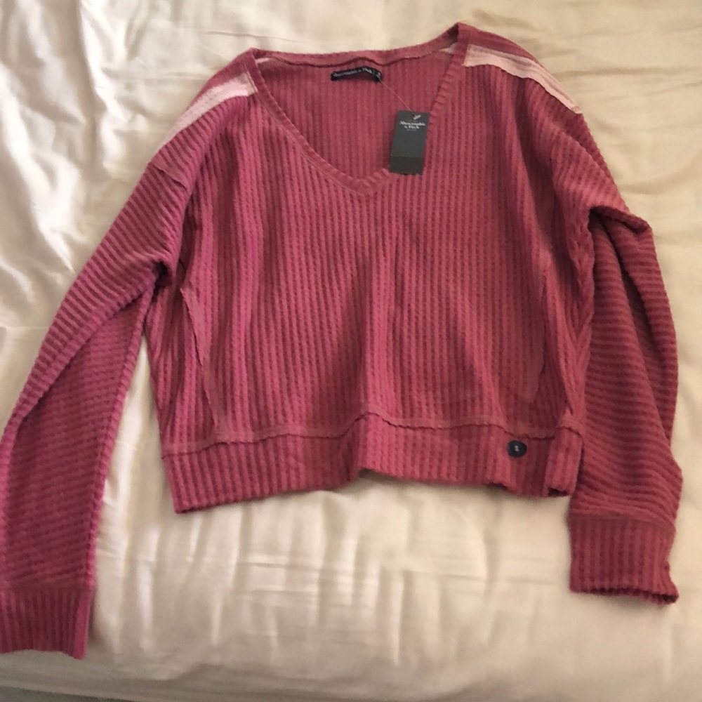 NWT abercrombie pink shirt